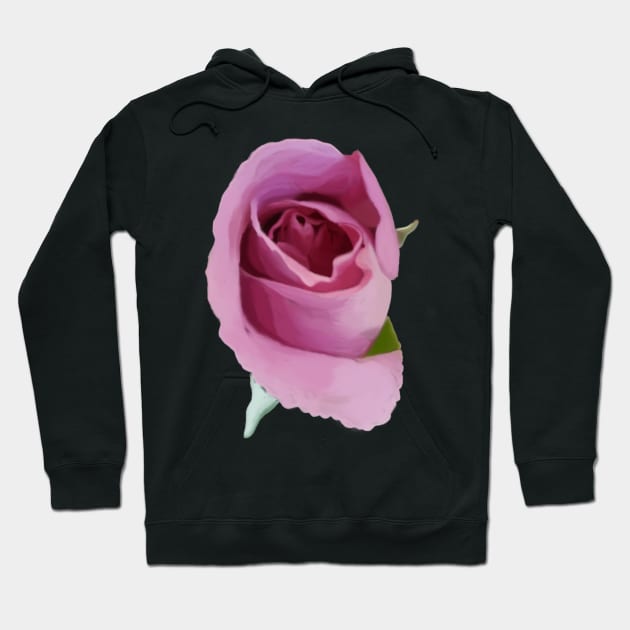 Pink Rose Hoodie by laceylschmidt